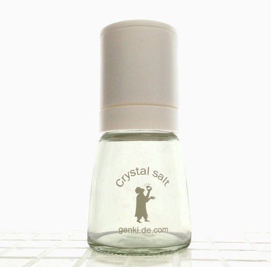 岩塩 ミル ミル用 ソルトミル 【 1年保証 】岩塩ミル 塩入れ 調味料入れ ガラス おしゃれ 可愛い 瓶 ガラス製 塩 レトロ 密閉