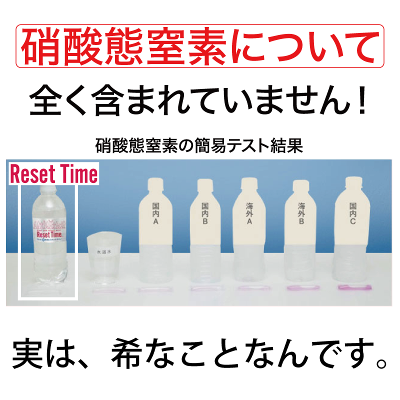 非加熱 アルカリ天然水 ResetTime リセットタイム 500ml×24本