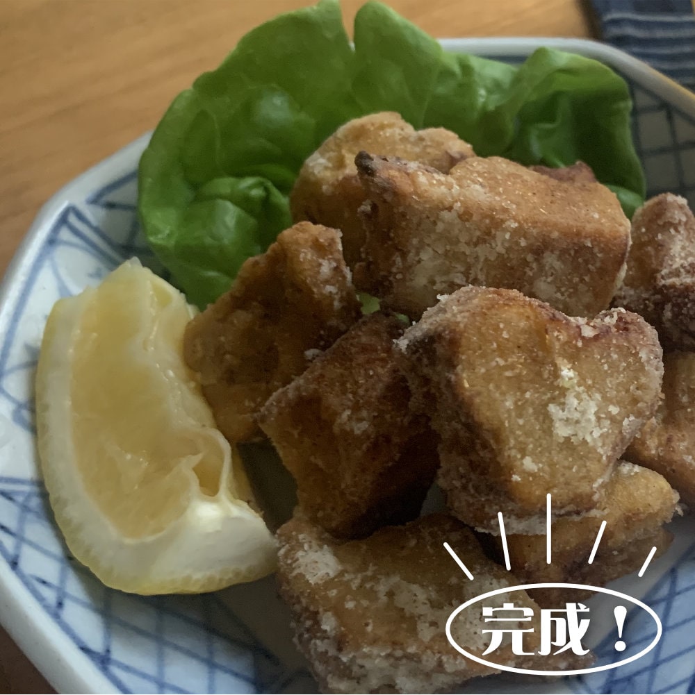 GENKIレシピ！！ダイエットに高野豆腐のカレー唐揚げ