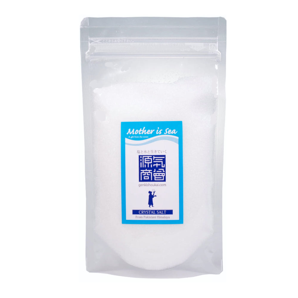 お試し塩水健康法セット クリスタル岩塩100g 説明チラシ付き メール便送料無料