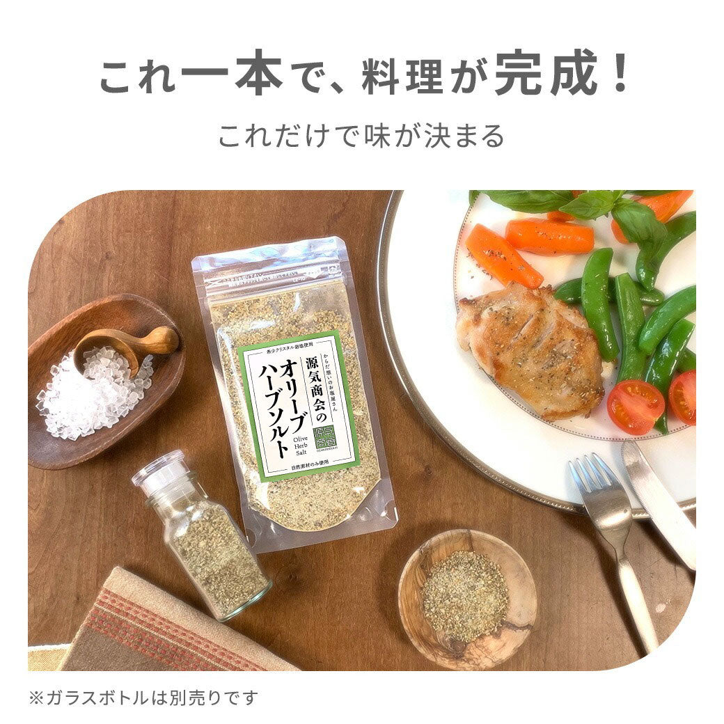源気商会のハーブソルト 100g【メール便対応】 – 【塩と水で健康になる