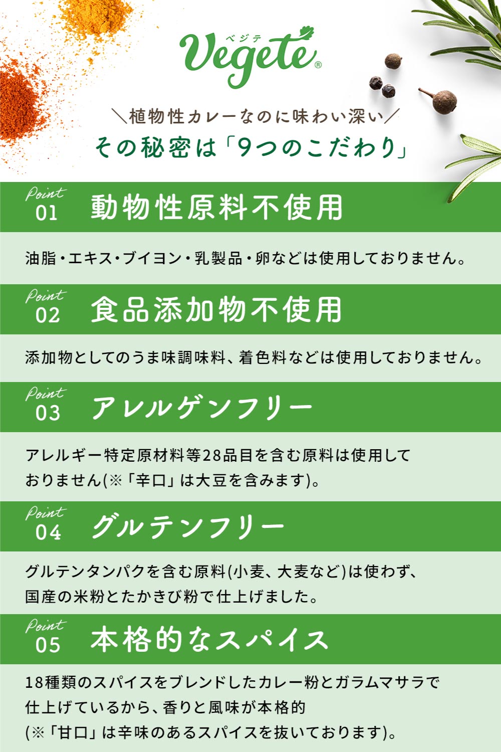 【メール便送料無料】植物性カレールーベジテ　甘口単品