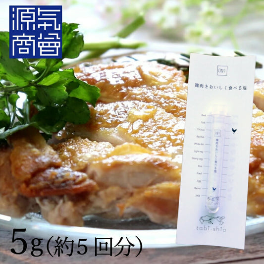 鶏肉をおいしく食べる塩 5g tabishio stick