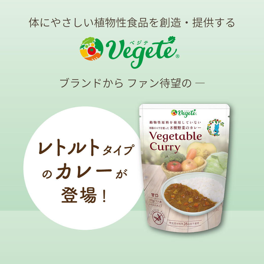 ベジテ レトルトカレー甘口「Vegetable Curry」ForChild【メール便対応】