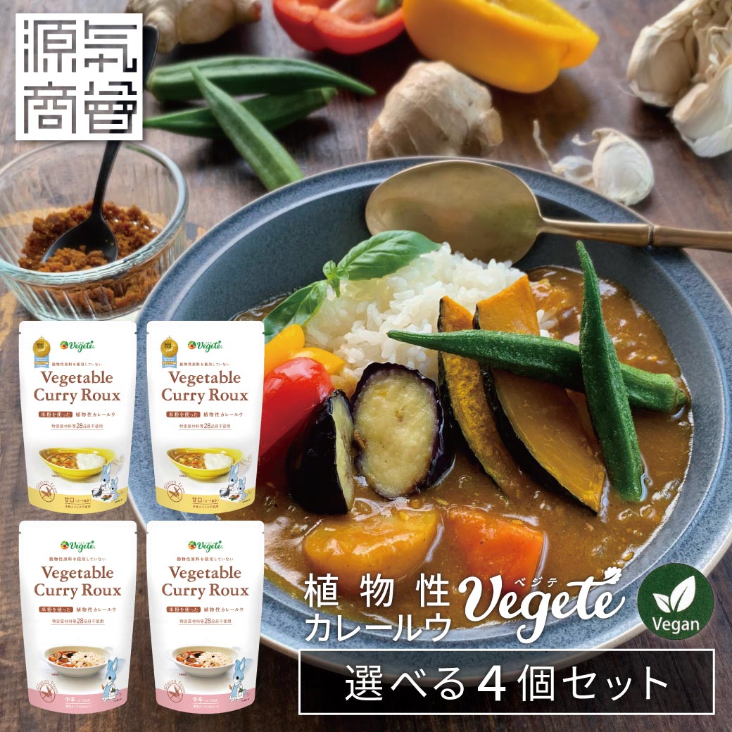 グルテンフリー 植物性カレールー ベジテ 4個セット
